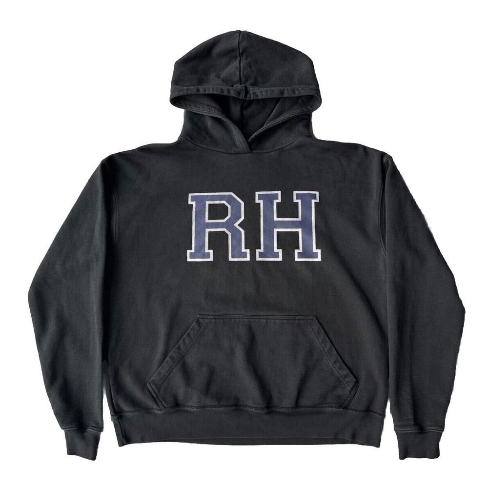 Authentic Men's Rhude Black "Audacity to Dream" Sweatwear Hoodie, Size L *RARE*